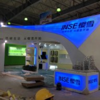 工廠搭建現場 櫻雪電子家電會展